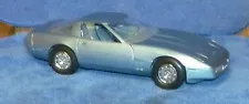 1985 corvette coupe promo model -light blue - NIB