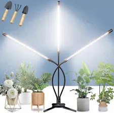 3 Heads LED Grow Light Plant Lamp Light for Indoor Plants Full Spectrum USED