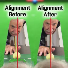 Snooker,Pool & Billiards Training Aid For a True Cue Action- Watch Video !