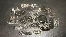 OLD SNOWFLAKE OBSIDIAN CUT SPECIMENS 2 3/4 POUNDS UTAH