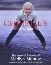 Christie's exhibition poster for the Marilyn Monroe sale, 1999 RARE