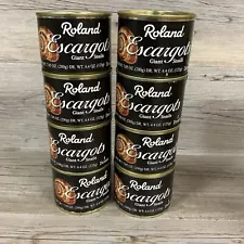 8 Cans of Escargots, Giant Snails Roland 7.05 Oz each READ DESCRIPTION