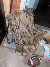 USMC Gen 2 MARPAT COMPLETE ILBE Rucksack, Patrol Pack, Hydration