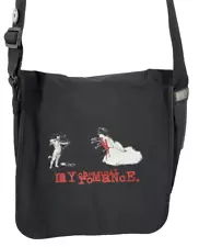 My Chemical Romance Black Messenger Bag Vintage Anvil Cupid with Arrows