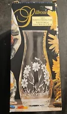 Hand Cut Crystal Vase 7" Flowers New Open Box