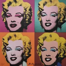 1980s Andy Warhol Signed Limited Edition Lithograph - Marilyn Monroe