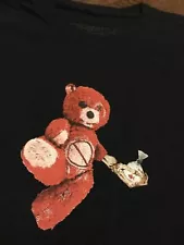 2019 TRAVIS SCOTT AstroWorld Wish You Were Here Teddy Bear T-Shirt Adult Large