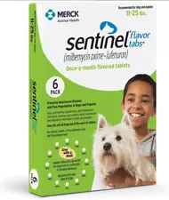 Sentinel flavor tabs for dogs Expires: 05/2027