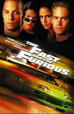 THE FAST AND THE FURIOUS REPLICA 2001 MOVIE POSTER