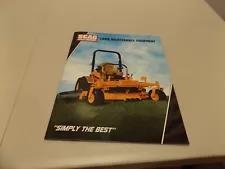 SCAG POWER EQUIP. LAWN MAINTENANCE EQUIPMENT, LIT # 17-33 2016-17