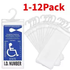 Handicap Parking Placard Holder Ultra Transparent Disabled Parking Permit Cover,