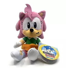 Jakks Pacific SEGA Sonic The Hedgehog Classic Amy 7” Plush BNWT