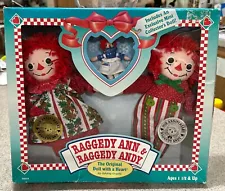 Raggedy Ann & Andy 75th Anniversary Doll Set NIB Old Stock