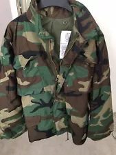 Genuine Issue M-65 Camouflage Field Jacket New. Size XS-R