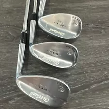 3 Cleveland RTX 588 Rotex 2.0 wedges 52° 56° 60° Wedge Set Dynamic Gold