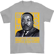 MLK Martin Luther King Black Lives Matter Mens T-Shirt 100% Cotton