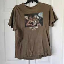 Hustle gang tshirtSize largeHas some stretchPreloved no known...