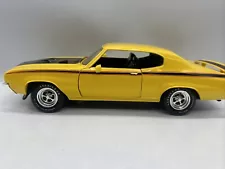 1/18 ERTL Yellow w Black 1970 Buick GSX Stage 1 jm Part #7603 NO BOX READ !