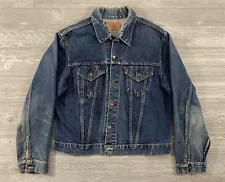 Vintage Levi’s Type 3 Big E Denim Jacket Men’s Size 44