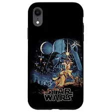Fits iPhone XR Star Wars Group Shot A New Hope Poster Saber Raise Case