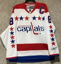 Reebok NHL Mens Small Washington Capitals Alex Ovechkin 11 Winter Classic Jersey