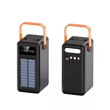 2024 Solar Charger Power Bank Fast Charging Station 50000mAh Portable Battery