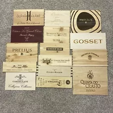 Lot of 15 Wooden Wine Wood Panels Box Crate - Free Shipping Lot 25