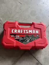 CRAFTSMAN 51 PC GUNMETAL CHROME SOCKET SET