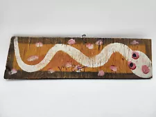 Mose Tolliver aka Mose T Alabama Al Folk Outsider Art Painting Snake 13"