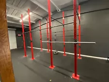 power cage squat rack bench press freestanding rig