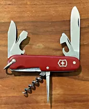 VINTAGE VICTORINOX VICTORIA ~ ORIGINAL CAMPER SWISS ARMY KNIFE ~ 1952 - 1957