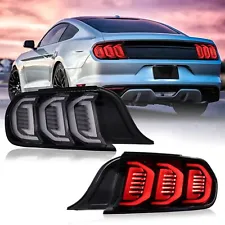 LED Tail Lights Assembly Rear Brake Turn Signal Lamp for 2015-2023 Ford Mustang