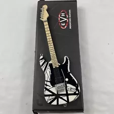 EVH Minature Guitars Black And White Mini Replica Guitar Eddie Van Halen EVH003