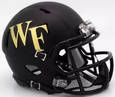 *SALE* WAKE FOREST DEMON DEACONS SPEED MINI NCAA FOOTBALL HELMET RIDDELL!