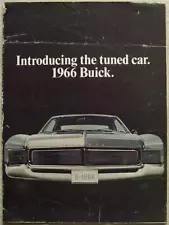 BUICK RANGE USA LF Car Sales Brochure 1966 RIVIERA Electra 225 WILDCAT Skylark