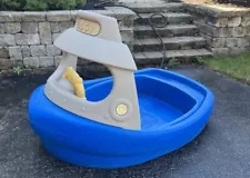 little tikes tug boat sandbox