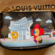 LOUIS VUITTON Christmas Animation 2022 VIVIENNE HOLIDAY Paris MINI POCHETTE