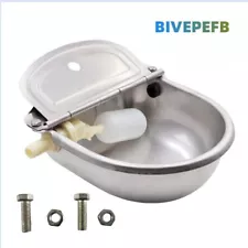 Automatic Water 2.5L Stainless Steel Trough Horse Cow Dog Drink Sheep Auto Bowl