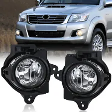 Fog Light Spot Driving Lamp For 2011-2015 Toyota Hilux VIGO MK7 w/ Halogen