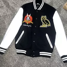 OVO Looney Tunes Varsity Jacket Owl October's Very Own Mens Sz M