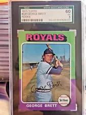 1975 Topps, GRADED, George Brett #228 [Rookie]