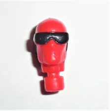 E9 GI Joe Body Part (for Customs) Black Major Snake Eyes V25 Mold Red HEAD