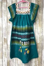 Girls Puerto Rico Aqua Dress Size 5