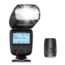 Camera Flash Light Speedlite & Wireless Trigger for Nikon Canon Sony Pentax DSLR