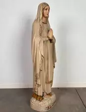 ARRIVES JULY 2024: 4 Foot Antique Plaster Statue Our Lady of Lourdes/Virgin Mary