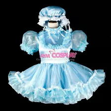 Satin Sissy Maid Outfit Lockable Dress Tailor-made