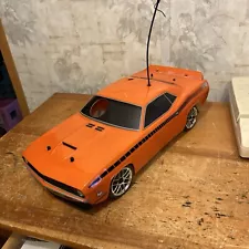 HPI RS4 Gas RC Car With HPI Cuda Shell For Parts Untested