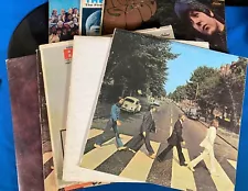 Lot 9 The Beatles Original LP Vinyl Record Albums - 1960's Classic Rock