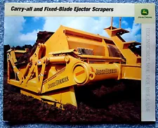 John Deere Carry All & Fixed Blade Ejector Scrapers Sales Brochure c