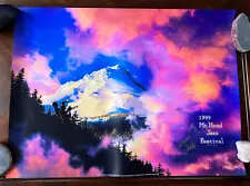 Original Mt. Hood Jazz Festival Poster 1999 Autographed NM+ Unused Oregon